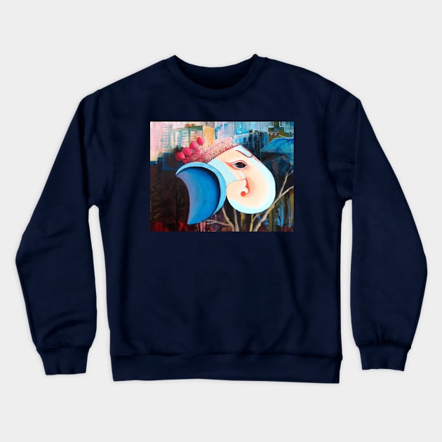 Ganeshaya Crewneck Sweatshirt by Rupaprakash